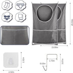 Hanging Laundry Hamper, Over The Door Laundry Hamper, Hanging Laundry Bag - Image 7