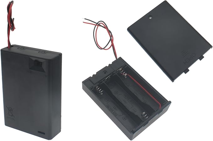 6 PCS 3 Slots Battery Holder Bundle by LBTODH