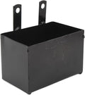 Battery Carrier Case, Motorcycle Battery Box Holder Black Rustproof Sturdy by Evgatsauto