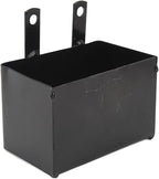 Battery Carrier Case, Motorcycle Battery Box Holder Black Rustproof Sturdy by Evgatsauto