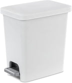 Sterilite 2.7 Gallon Rectangular Step On Kitchen Trash Bin Plastic Indoor - Image 9
