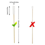 6 Inch Long Cotton Swabs of Medium and Large Pets Ears Cleaning or Makeup 400pcs - Image 3