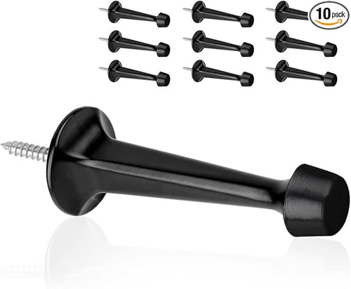 10 Pack Solid Rigid Door Stops by KOVOSCH