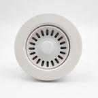 3-1/2 Inch Polymer White Sink Drain Assembly - Image 4