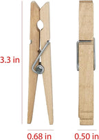 Clorox Wood Clothespins with Spring – Value Pack Set of 30 | Rust Resistant - Image 4