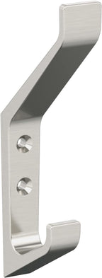 Amerock H37003G10 | Emerge Double Prong Decorative Wall Hook | Satin Nickel Hook by Amerock