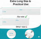 Customizable Faucet Mat for Kitchen Sink: 30"L x 5.5"W DIY Irregular Bathroom - Image 2