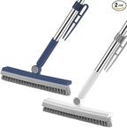 Floor Scrubbing Brush with 57" Adjustable Long Handle, 3 in 1 Living Grout by YSDSDAKA