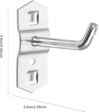 Garneck 12Pcs Metal Display Pegboard Hooks Cabinet Display Tool Hook - Image 2