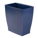 iDesign Small Plastic Bathroom Trash Can, Slim Rectangle Garbage Bin by iDesign