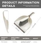 Dust Pan, Dustpan and Brush Set, Small Dust Pan and Brush Set, Hand Broom and - Image 4