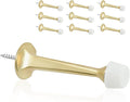 10 Pack Gold Solid Rigid Door Stops by KOVOSCH