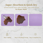 Dish Drying Mat Super Absorbent – 16" x 18" Coffee Mat - Image 5