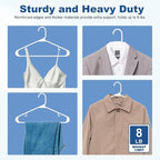 HOUSE DAY 1000 Pack Plastic Clothes Hangers, Commercial Bulk Shipment - Image 5