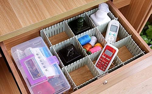 8pcs DIY Plastic Drawer Organizer Adjustable Drawer Dividers - Image 9