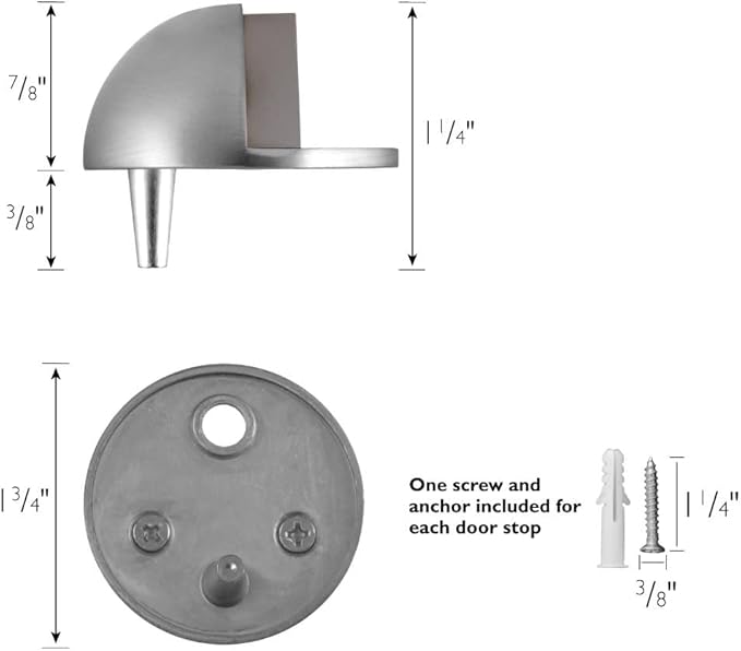 Design House Dome Door Stop Wall Protectors - Image 2