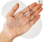 Strongest Door Knob Wall Shield, Transparent Round Soft Rubber Wall Protector by Xfenvs