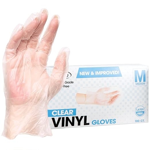 ForPro Disposable Vinyl Gloves, Industrial Grade, Powder-Free, Latex-Free - Image 2
