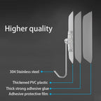 Adhesive Wall Hook, Set Heavy-Duty Thickened self-Adhesive Hook，24Pcs，44lb max - Image 3