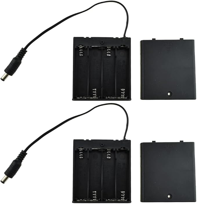 HAHIYO 6V 4x1.5V AA Battery Holder by HAHIYO
