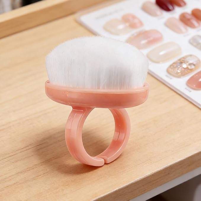 Ring Fingernail Brush Soft Nail Dust Brush Packs of 4pcs Nail Dust Cleaning - Image 3