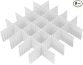 8pcs DIY Plastic Drawer Organizer Adjustable Drawer Dividers by WeFoonLo