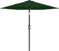AreShark 7.5FT Patio Umbrella Table Market Umbrella with 6 Sturdy Ribs, Button Tilt/Crank, Heavy-Duty Outdoor Umbrellas for Pool, Deck, Garden and Backyard, Dark Green by Unknown