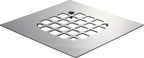 Danco 11034 Square Snap-in Shower Drain Cover in Chrome by DANCO