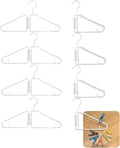 8 Pcs Foldable Hangers, Plastic Collapsible Hangers, Portable Folding Clothes by Unknown