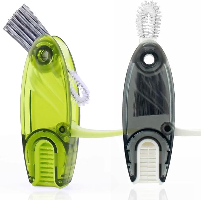 4 in 1 Cup Lid Cleaning Brush Set Multifunctional Bottle Brush Cleaner Tiny by CraftinAround