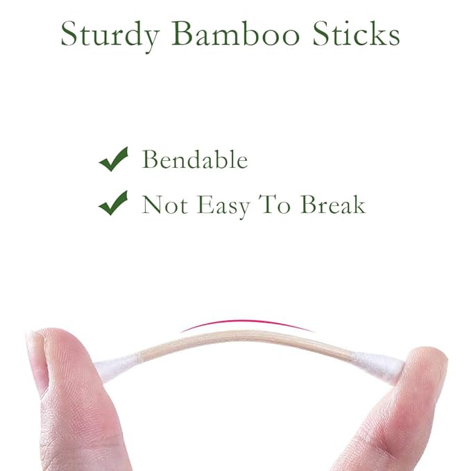 Bamboo Cotton Swabs 400 Count - Image 4