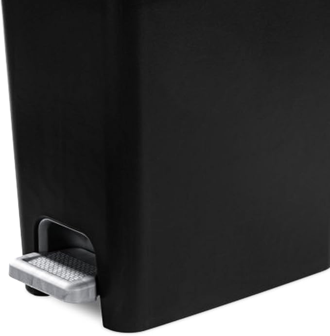 Sterilite 2.7 Gallon Rectangular Step On Kitchen Trash Bin Plastic Indoor - Image 7