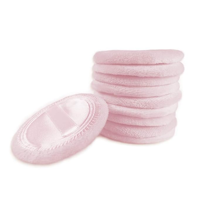 10pcs Powder Puff Cotton Cosmetic Face Makeup Powder Puffs Pads - Image 2