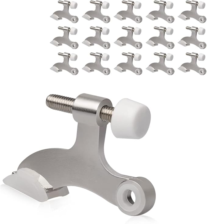 16 Pack Hinge Pin Door Stopper Brushed Satin Nickel by KOVOSCH