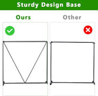 2 Pack Trash Bag Holder, Metal Garbage Bag Holder, 30-45 Gallon Portable Trash - Image 3
