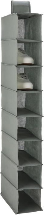 Amazon Basics 8-Tier Hanging Closet Shelf Shoe Organizer, Space Saving Storage by AmazonBasics