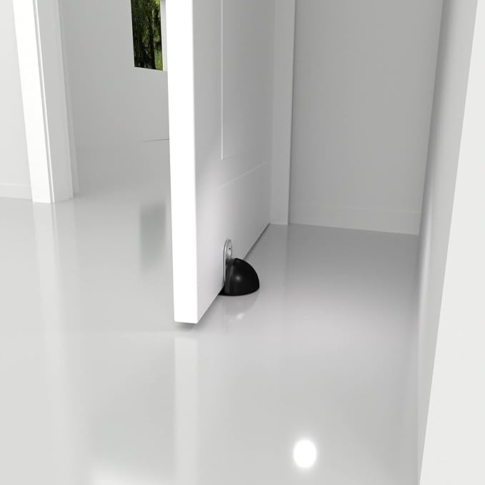 Magnetic Door Stoppers, No Drill Door Stops Magnetic Floor Mount Door Stopper - Image 6