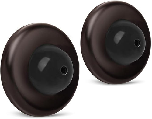 2 Pack Convex Wall Door Bumper Stop Oil Rubbed Bronze – 2-1/2” Outside Diameter by KOVOSCH