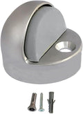 QCAA High Dome Floor Door Stop, 1-11/16" x 1-3/16", Zinc Die Cast, Satin Nickel by QCAAHardware