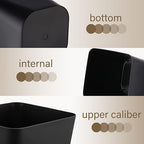 Hoolerry 9 Pieces Garbage Can 2 Gallon Small Trash Cans Bulk Bathroom Trash Bin - Image 3
