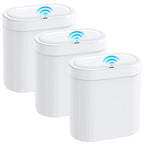 3 Pack 5 Gallon Bathroom Trash Can by SecureSpacesCleanerPlaces