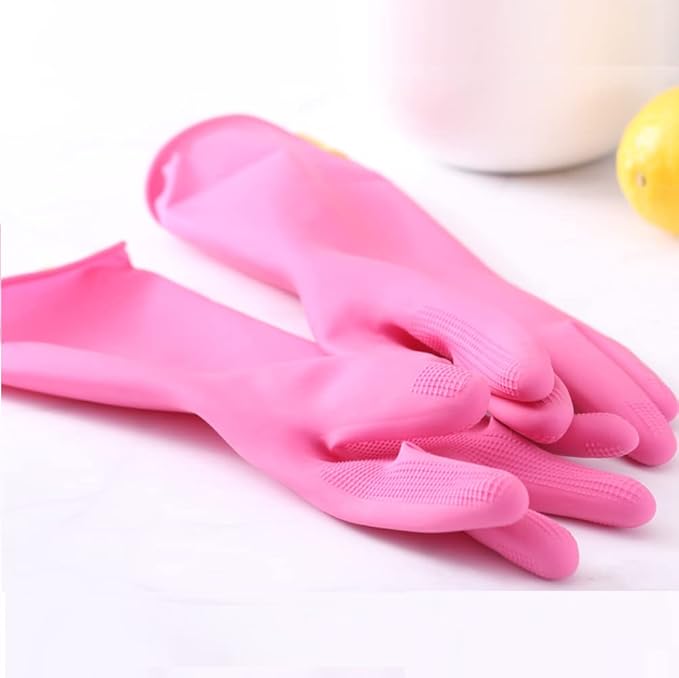 Myungjin Kids Reusable Waterproof Rubber Gloves | Cooking, Dishwashing - Image 8
