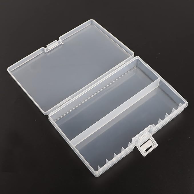 PNGKNYOCN Battery Storage Box, AA Batteries Portable Organizer Box Holds 48 AA - Image 2