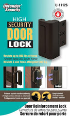 Prime-Line U 11126 Door Reinforcement Lock – Add Extra, High Security to your - Image 4
