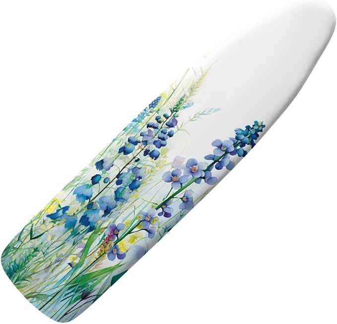 ZDCUSTOM Blue Flower Ironing Board Cover Iron Board Replacement Cover Resist by Unknown