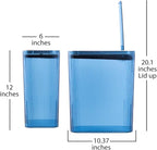 Glad Bathroom Trash Can, 2.6 Gallon - Image 4