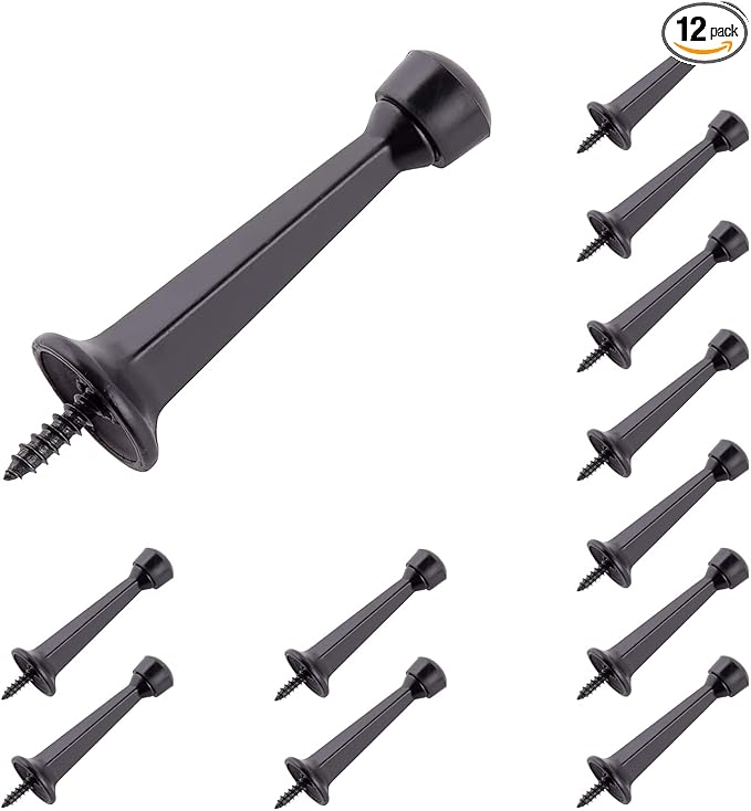 HOME MASTER HARDWARE 12-Pack Heavy Duty Solid Rigid Door Stop by HOME+MASTER+HARDWARE
