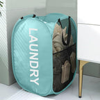 Larpur Pop Up Laundry Baskets, 2 Pack Mesh Laundry Hampers Collapsible Clothes - Image 6