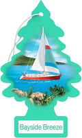 Little Trees Cardboard Hanging Car, Home & Office Air Freshener, Bayside Breeze by LITTLETREES