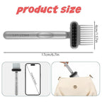 2Pcs Hair Brush Cleaning Tool 2-in-1 Comb Cleaner - Image 2
